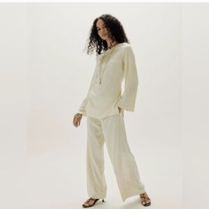 Chic Cream Wide Leg Women's Jumpsuit (Brand New With Tags)